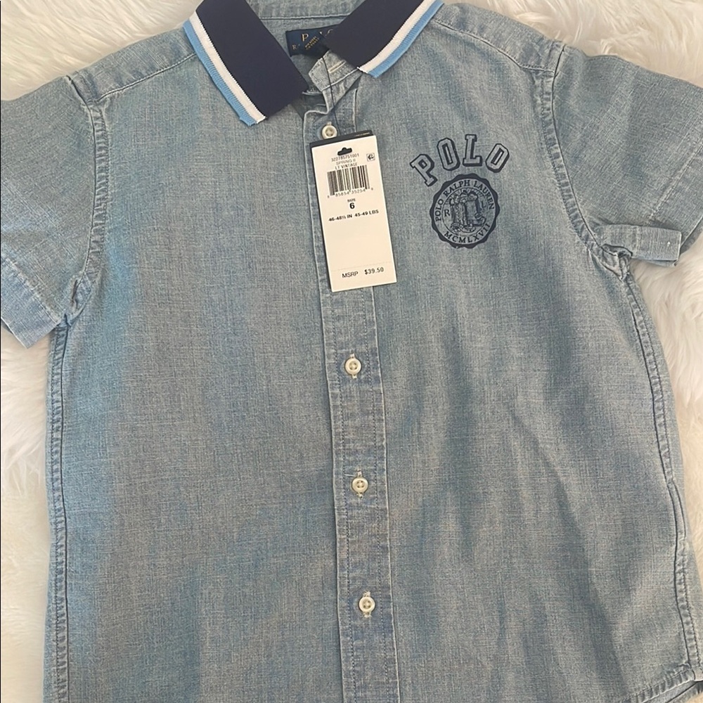 Polo by Ralph Lauren Blue Button Down Shirt